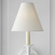 Thomas O'Brien Piaf LED 6.5 inch Plaster White Tail Sconce Wall Light, Large